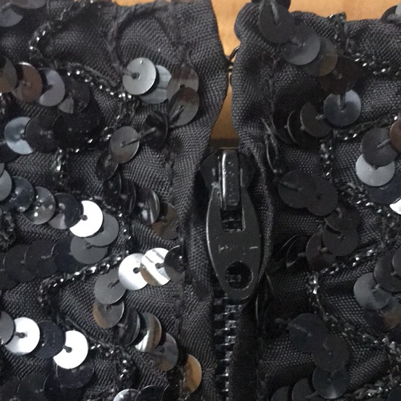 Art Deco zigzag sequins and bead evening top - Picture 4 of 4